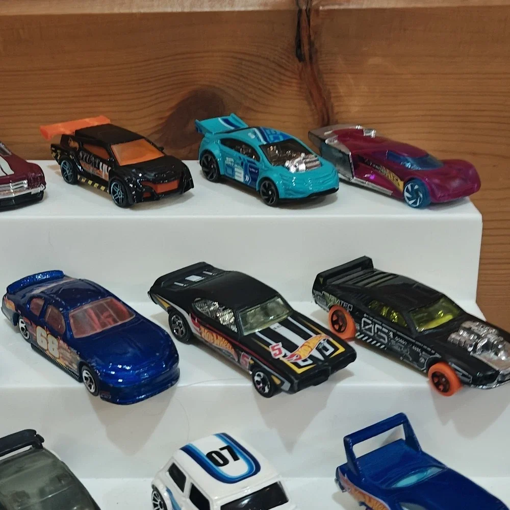 24 Piece Modern 2000-2026 Hot Wheels Numbered Race Cars Used Loose Bundle Lot
